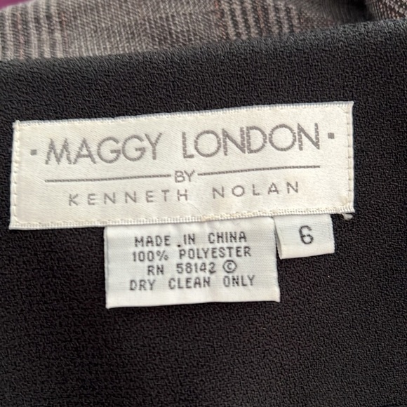 Maggy London by Kenneth Nolan Striped Jacket Size 6 - Picture 5 of 5
